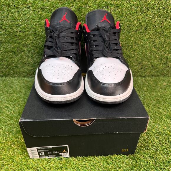 Jordan 1 Low White Toe Size 13 553558-063 - Picture 2 of 11